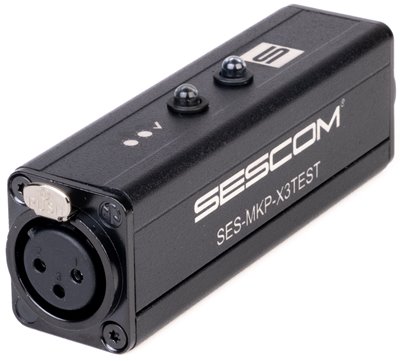SES-MKP-X3TEST 3-Pin XLR Cable Tester